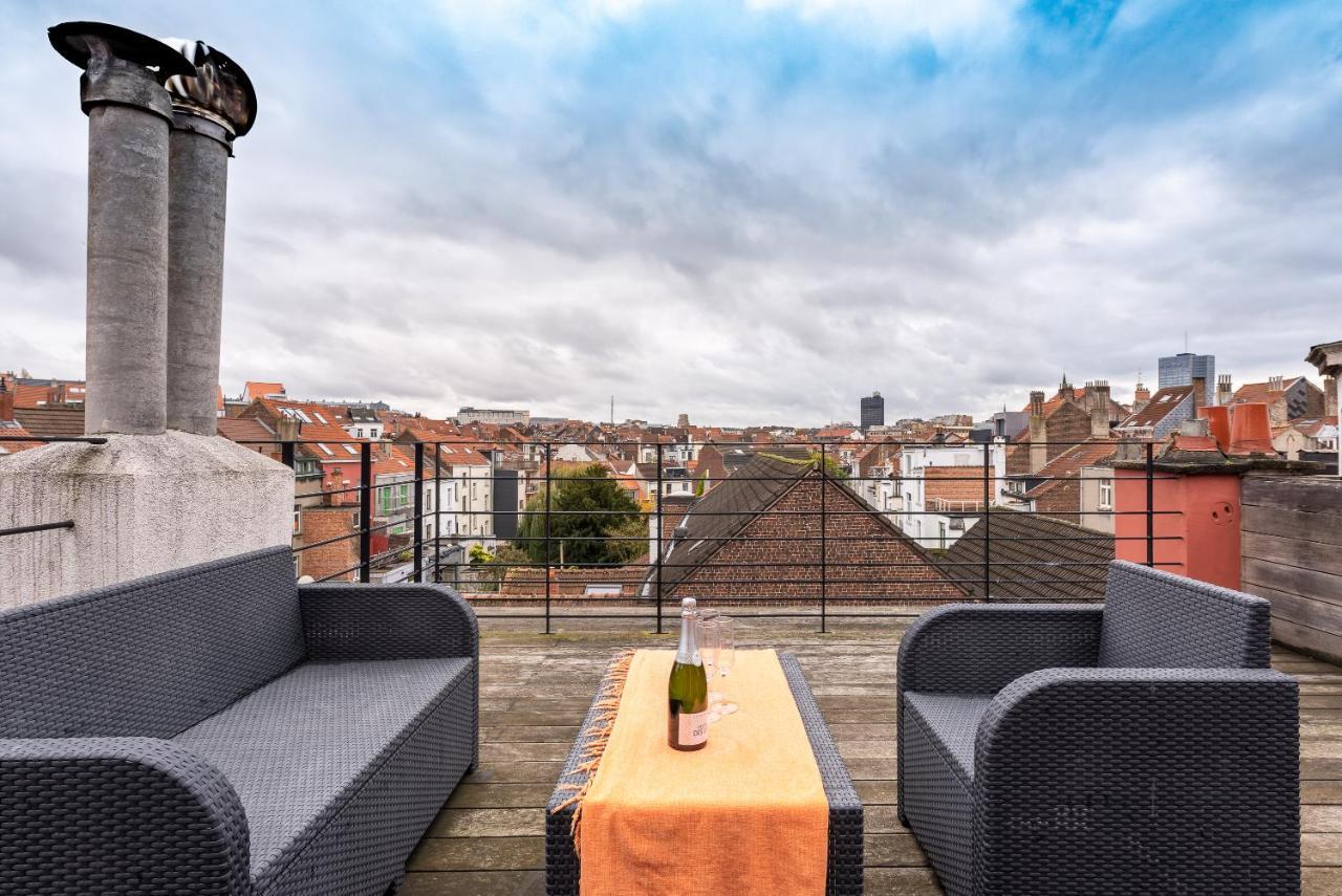 Flagey Penthouse Duplex Apartment Brussels Exterior photo